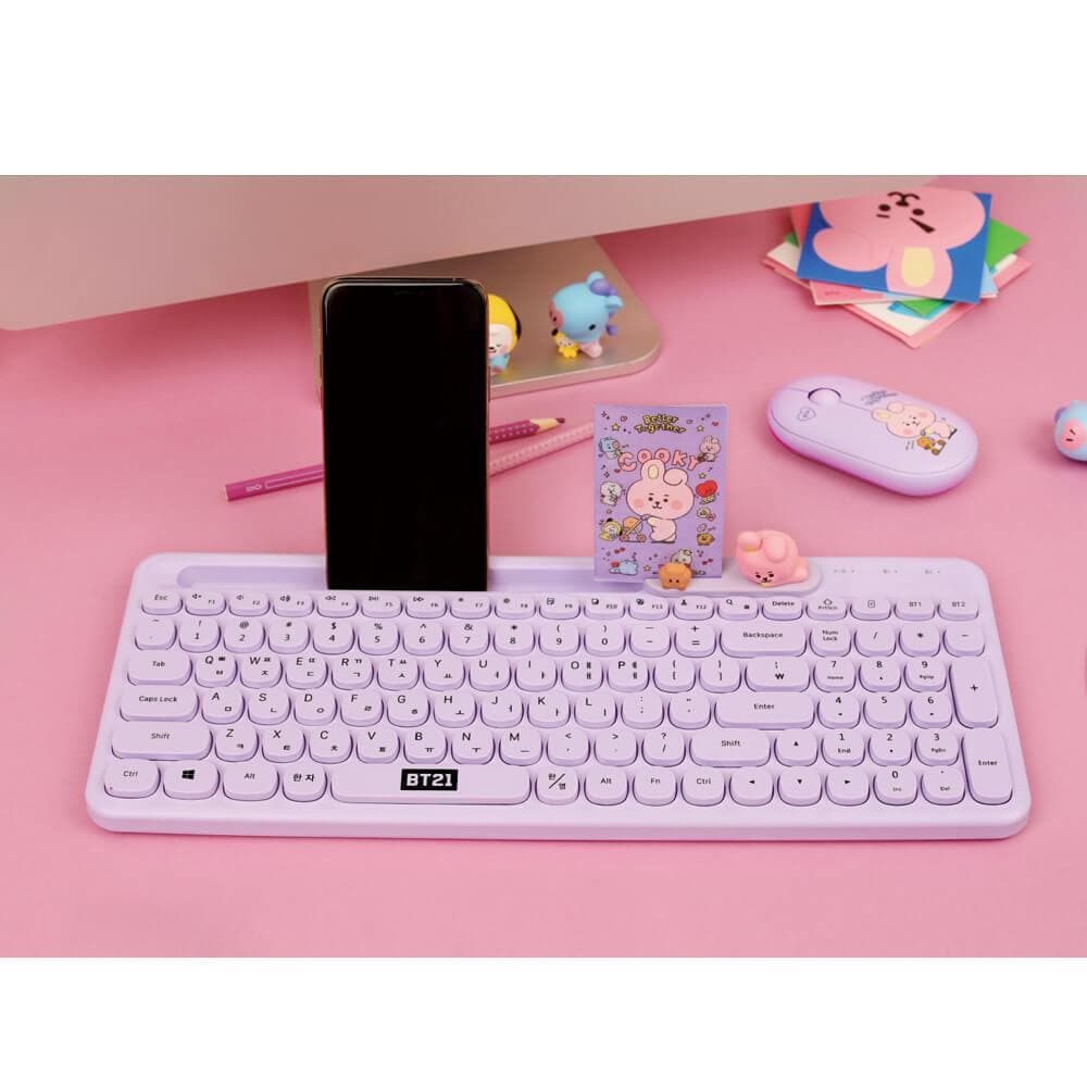 (Last stock!) BT21 BABY My Little Buddy Multi-Pairing Wireless Keyboard - Daebak
