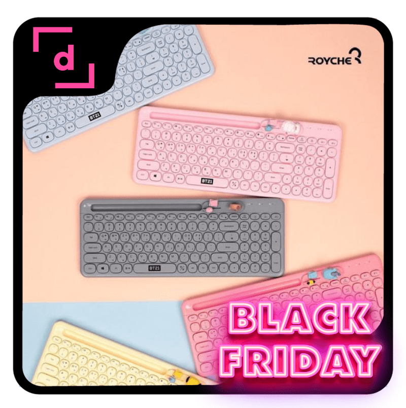 (Last stock!) BT21 BABY My Little Buddy Multi-Pairing Wireless Keyboard - Daebak