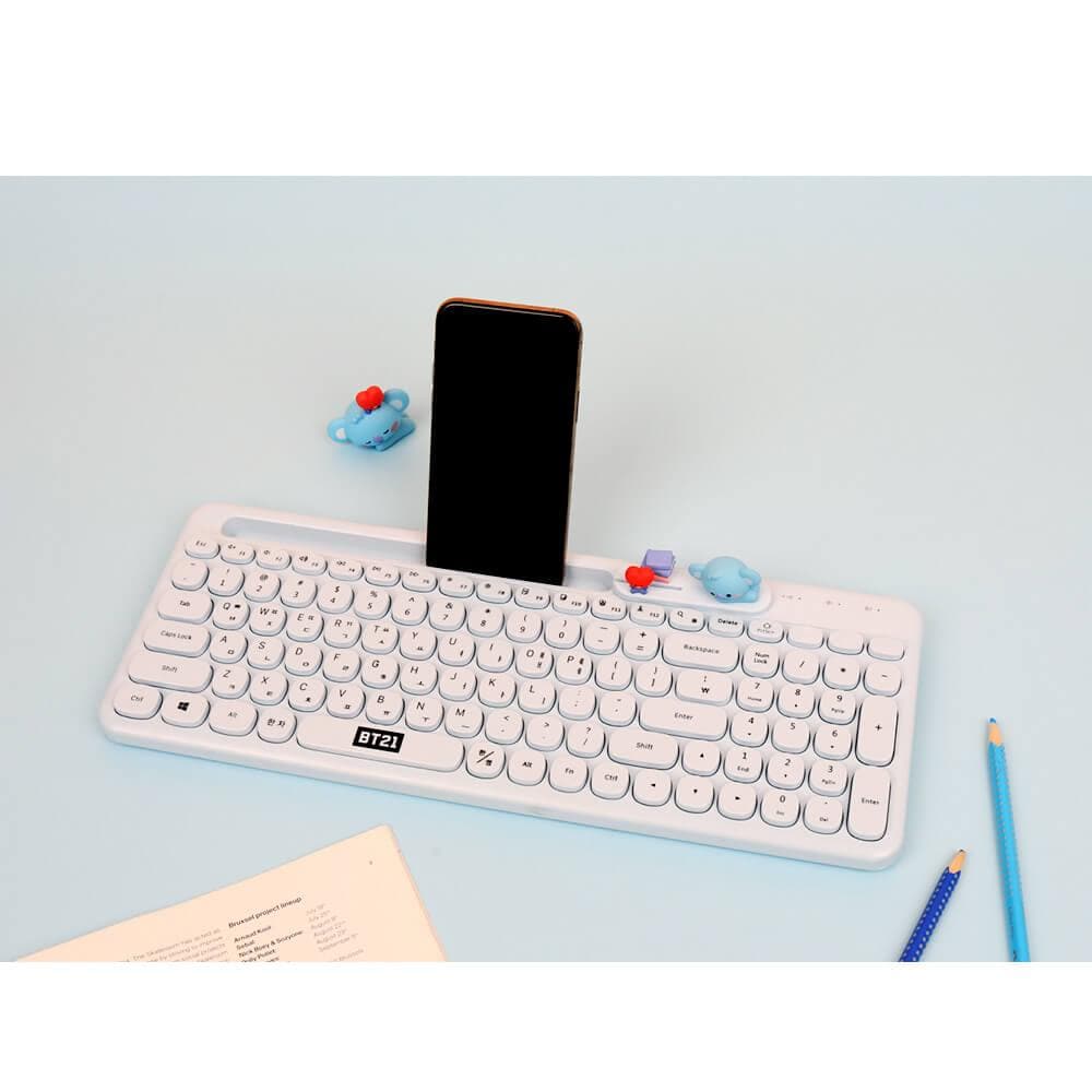 (Last stock!) BT21 BABY My Little Buddy Multi-Pairing Wireless Keyboard - Daebak