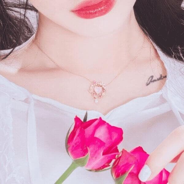 (Last stock!) Trembling Heart Necklace - Daebak
