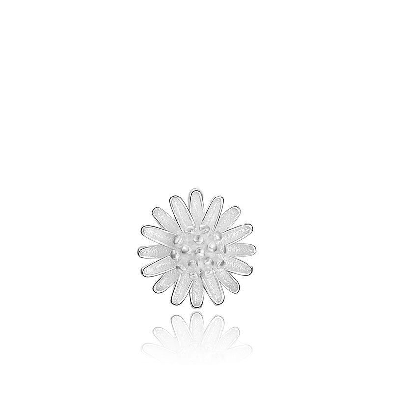 Little Daisy Chrysanthemum Sier Korean Fashion Pendant - Daebak