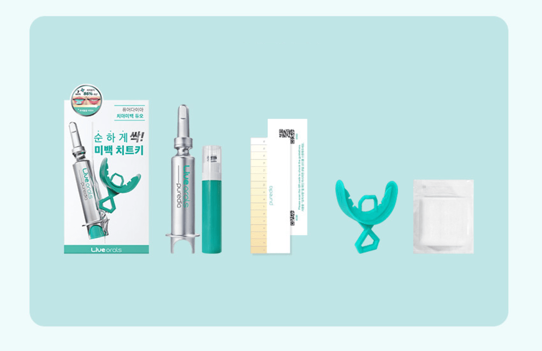 [Live orals] PureDia Teeth Whitening Kit - Daebak