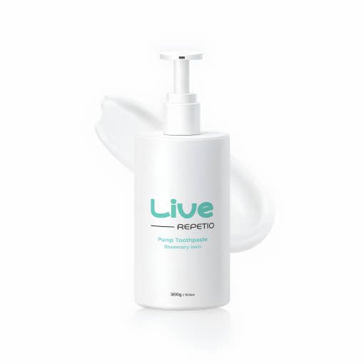 [Live orals] Repetio Pumping Toothpaste (Rosemary Mint) 300g - Daebak