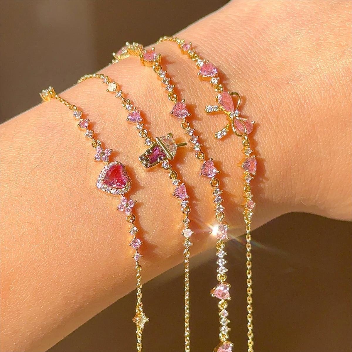 Love Zircon Butterfly Festival Bracelet - Daebak