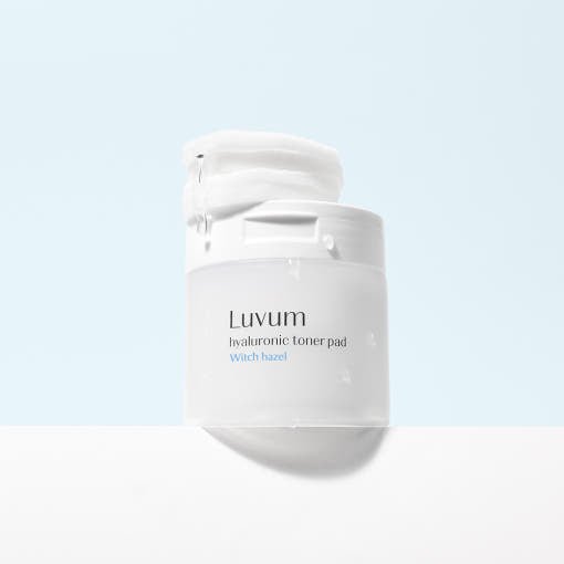 Luvum Witch Hazel Hyaluronic Toner Pad 130ml (60pcs) - Daebak