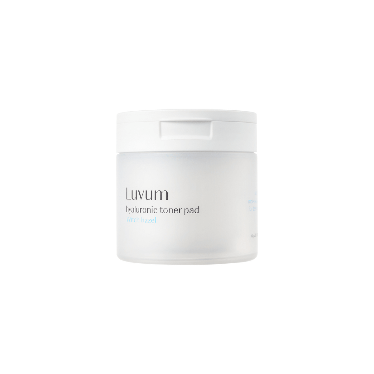 Luvum Witch Hazel Hyaluronic Toner Pad 130ml (60pcs) - Daebak