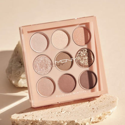 [MACQUEEN New York] 1001 Tone-On-Tone Shadow Palette Pro 9 9g #Nude Mood - Daebak