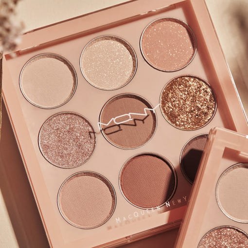 [MACQUEEN New York] 1001 Tone-On-Tone Shadow Palette Pro 9 9g #Nude Mood - Daebak