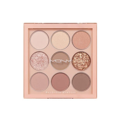 [MACQUEEN New York] 1001 Tone-On-Tone Shadow Palette Pro 9 9g #Nude Mood - Daebak