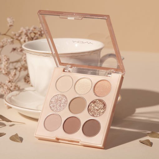 [MACQUEEN New York] 1001 Tone-On-Tone Shadow Palette Pro 9 9g #Nude Mood - Daebak