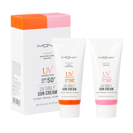 [MACQUEEN New York] Kit de Voyage Crème Solaire Quotidienne UV SPF50+ PA+++ (Base 30ml+Mat 30ml)
