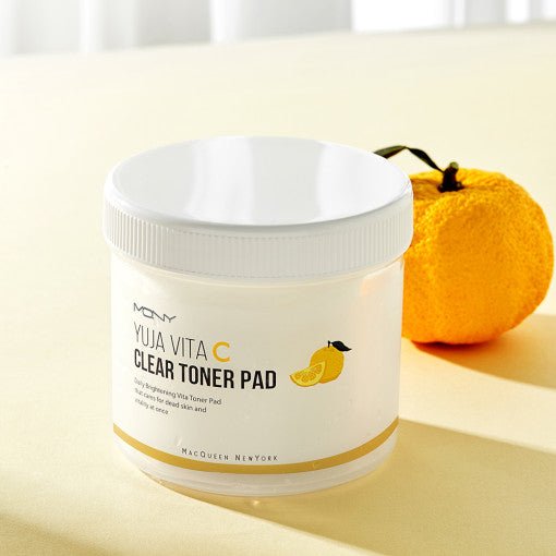 [MACQUEEN New York] Yuja Vita C Clear Toner Pad 100ea/240ml - Daebak