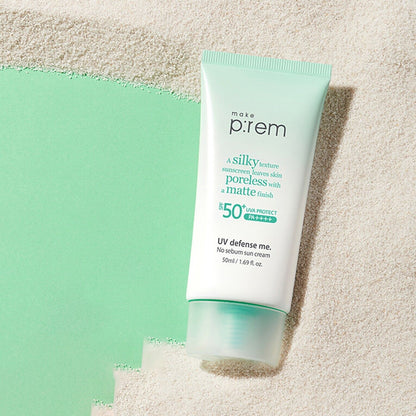 make p:rem UV Defense Me. No Sebum Crème Solaire SPF50+ PA++++ 50ml
