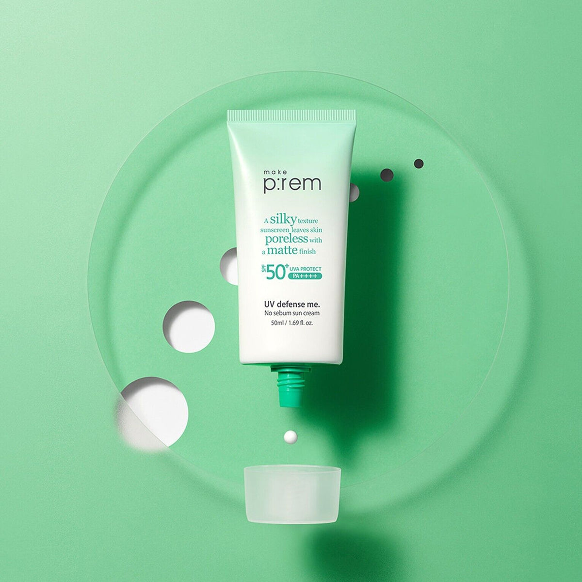 make p:rem UV Defense Me. No Sebum Crème Solaire SPF50+ PA++++ 50ml