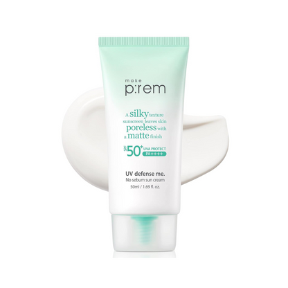 make p:rem UV Defense Me. No Sebum Crème Solaire SPF50+ PA++++ 50ml