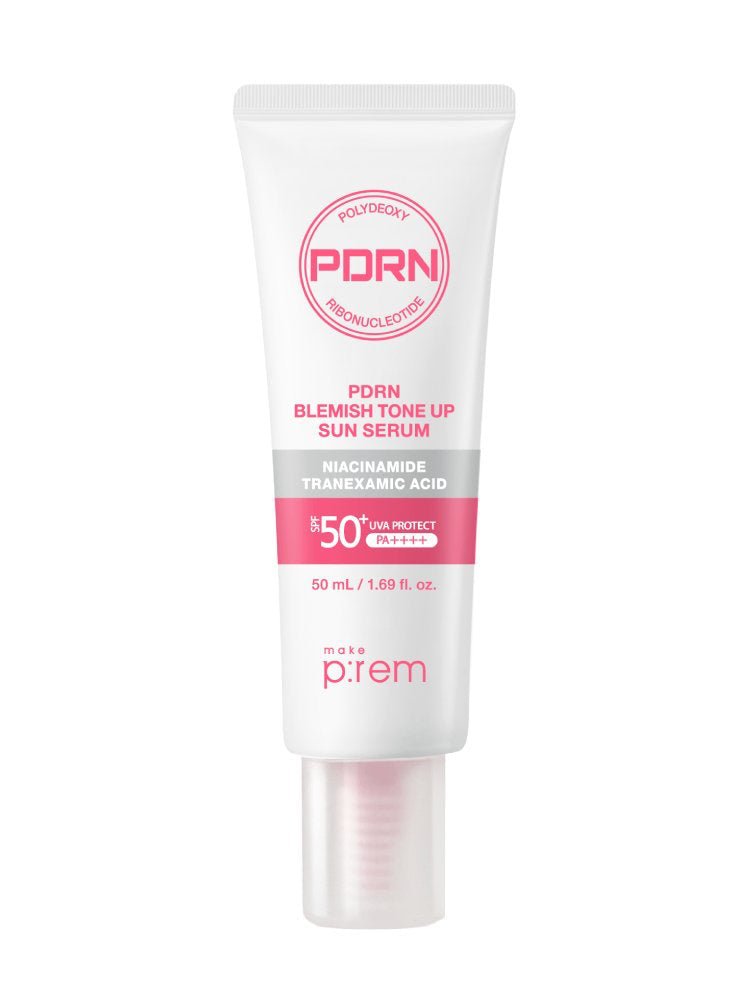 make p:rem PDRN Blemish Tone Up Sun Serum SPF50+ PA++++ 50ml - Daebak