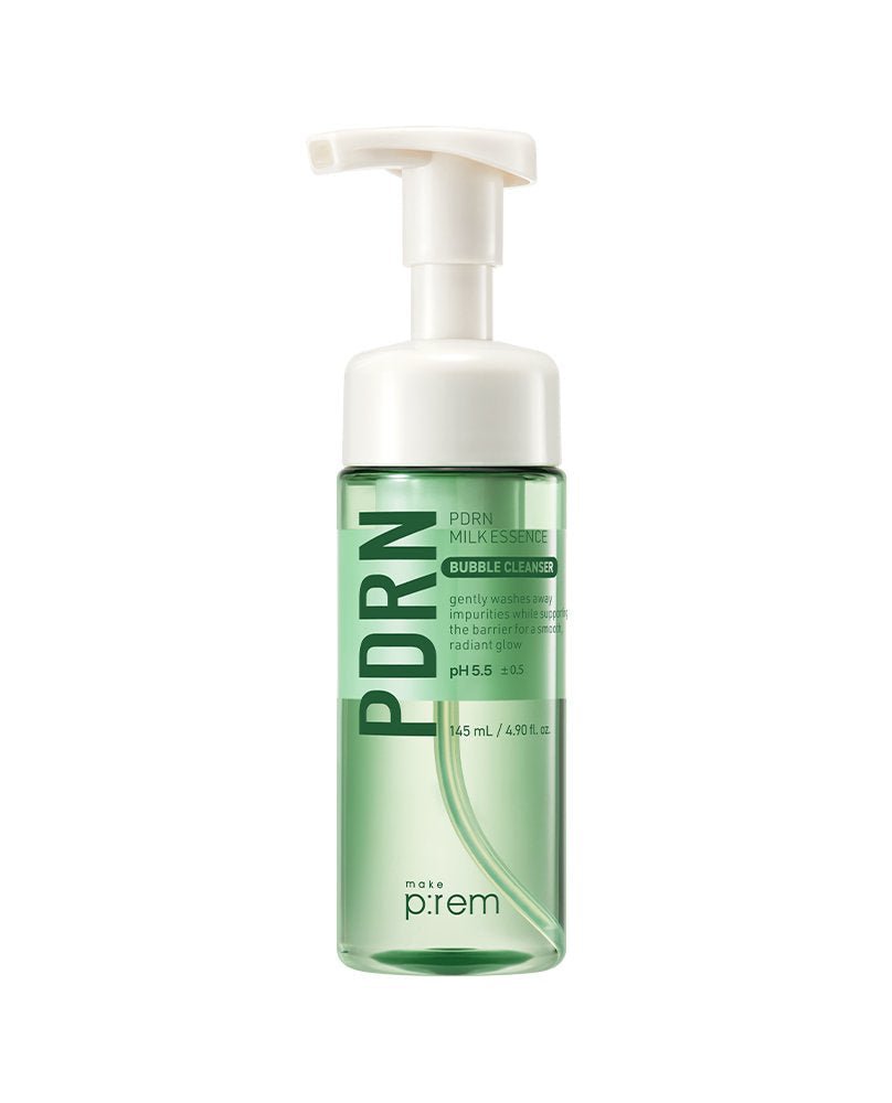 make p:rem PDRN Milk Essence Bubble Cleanser 145ml - Daebak
