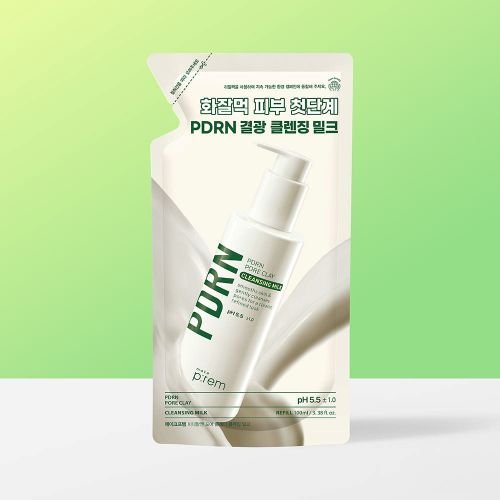 make p:rem PDRN Pore Clay Cleansing Milk 100ml [Refill] - Daebak