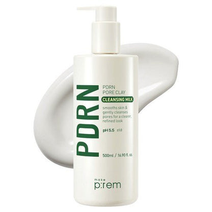 make p:rem PDRN Pore Clay Cleansing Milk 500ml - Daebak