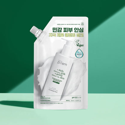 make p:rem Safe Me. Relief Moisture Cleansing Milk 500ml [Refill] - Daebak