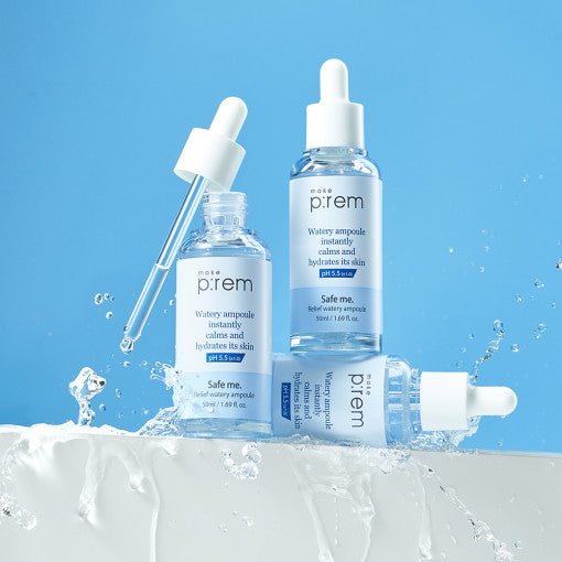 make p:rem Safe Me. Relief Watery Ampoule 50ml - Daebak