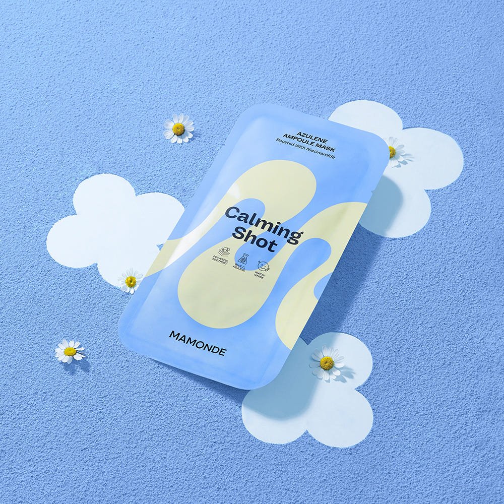 Mamonde Calming Shot Azulene Ampoule Mask 23ml X 10ea - Daebak