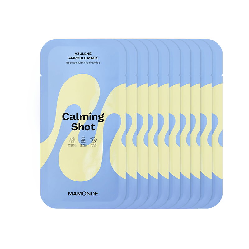 Mamonde Calming Shot Azulene Ampoule Mask 23ml X 10ea - Daebak