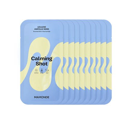Mamonde Calming Shot Azulene Ampoule Mask 23ml X 10ea - Daebak