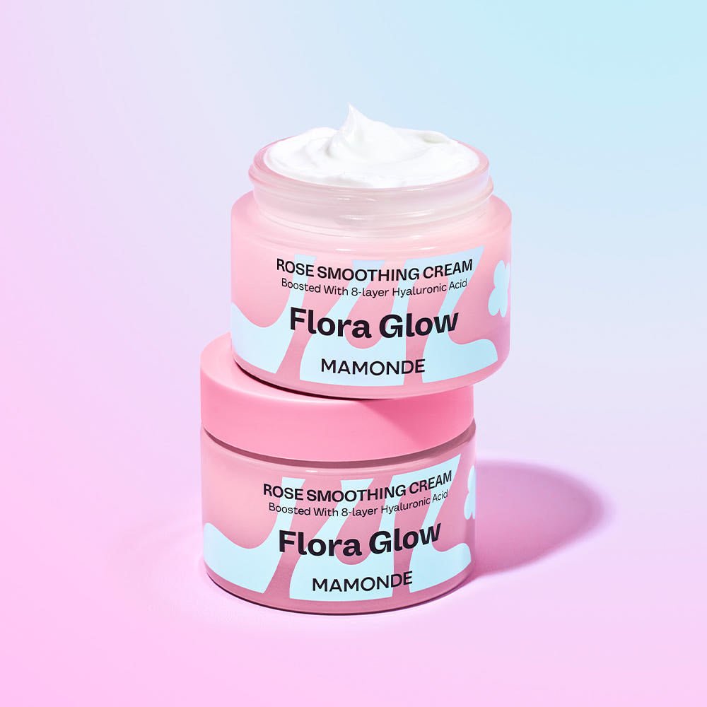 Mamonde Flora Glow Rose Smoothing Cream 50ml - Daebak
