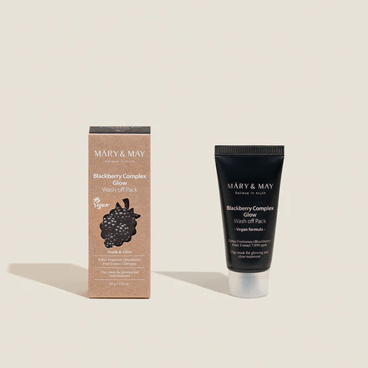 MARY & MAY - Blackberry Complex Glow Wash Off Pack 30g - Daebak