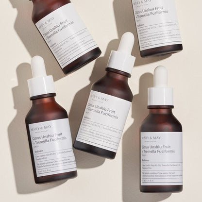 [MARY & MAY] Citrus Unshiu+Tremella Fuciformis Serum 30ml - Daebak