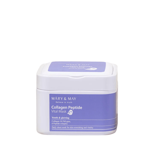 MARY & MAY - Collagen Peptide Vital Mask 30pcs - Daebak