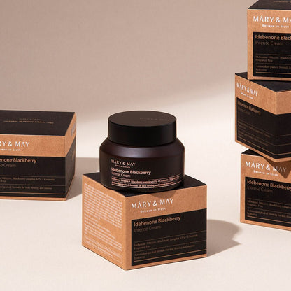 [MARY & MAY] Idebenone + Blackberry Complex Intense Cream 70g - Daebak