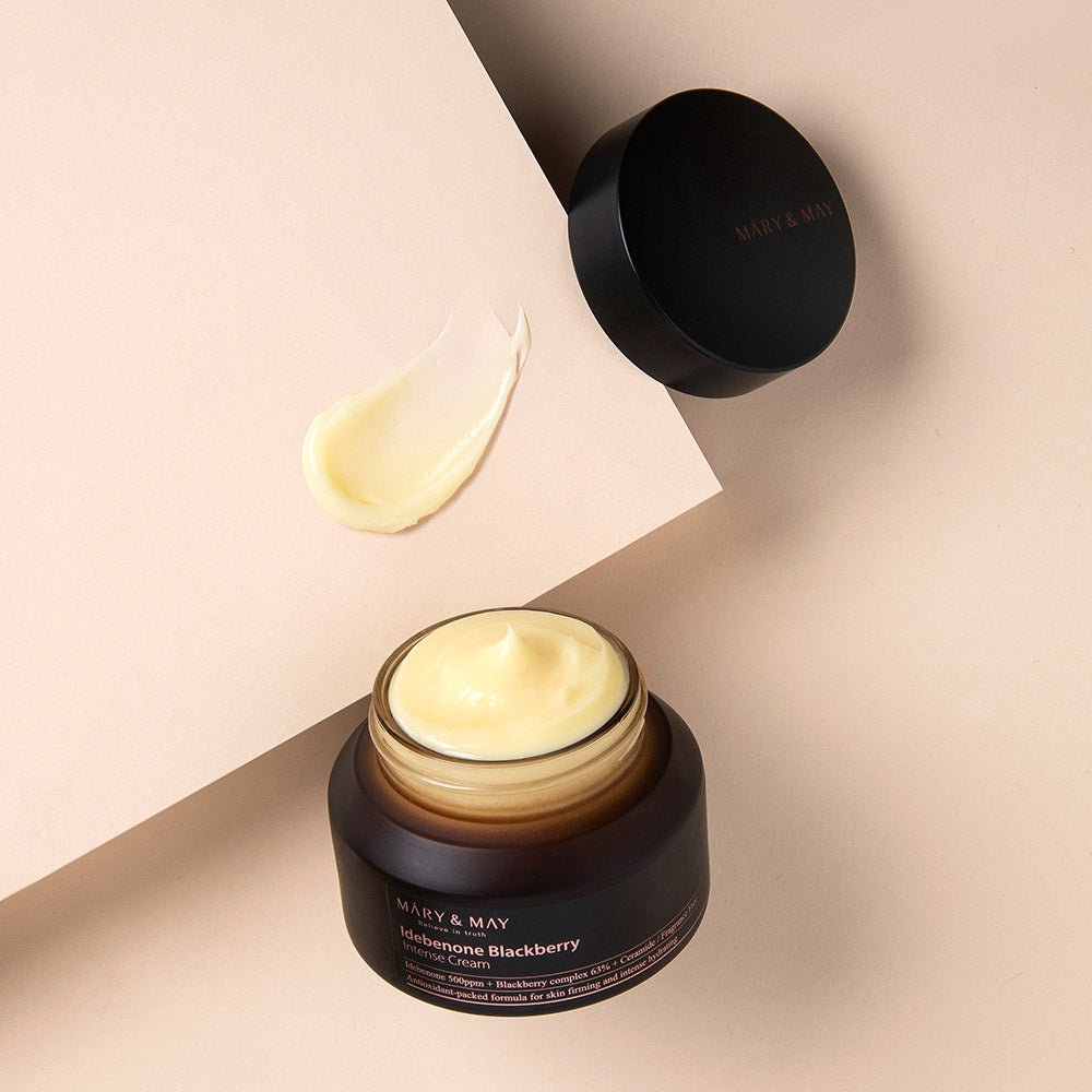[MARY & MAY] Idebenone + Blackberry Complex Intense Cream 70g - Daebak