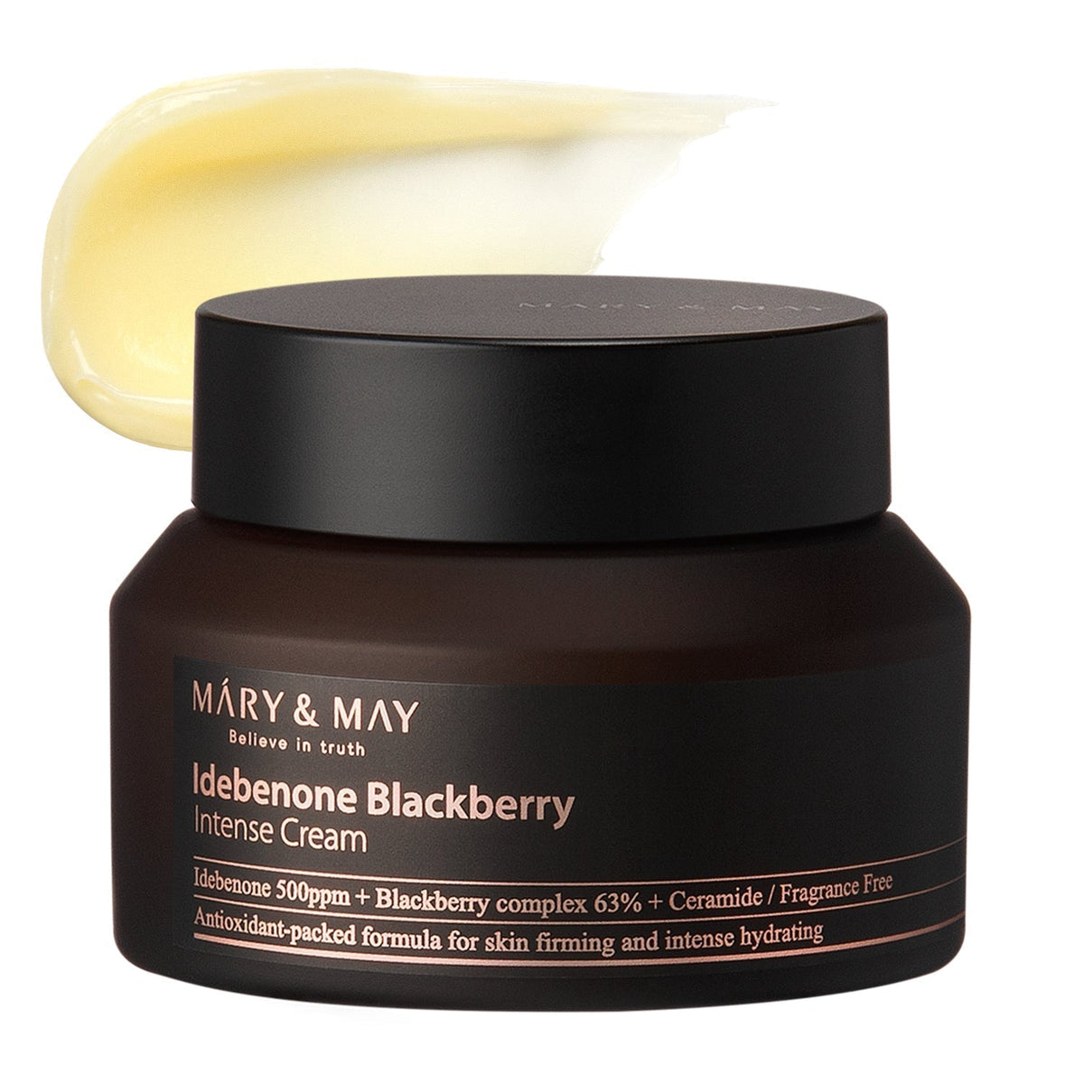 [MARY & MAY] Idebenone + Blackberry Complex Intense Cream 70g - Daebak