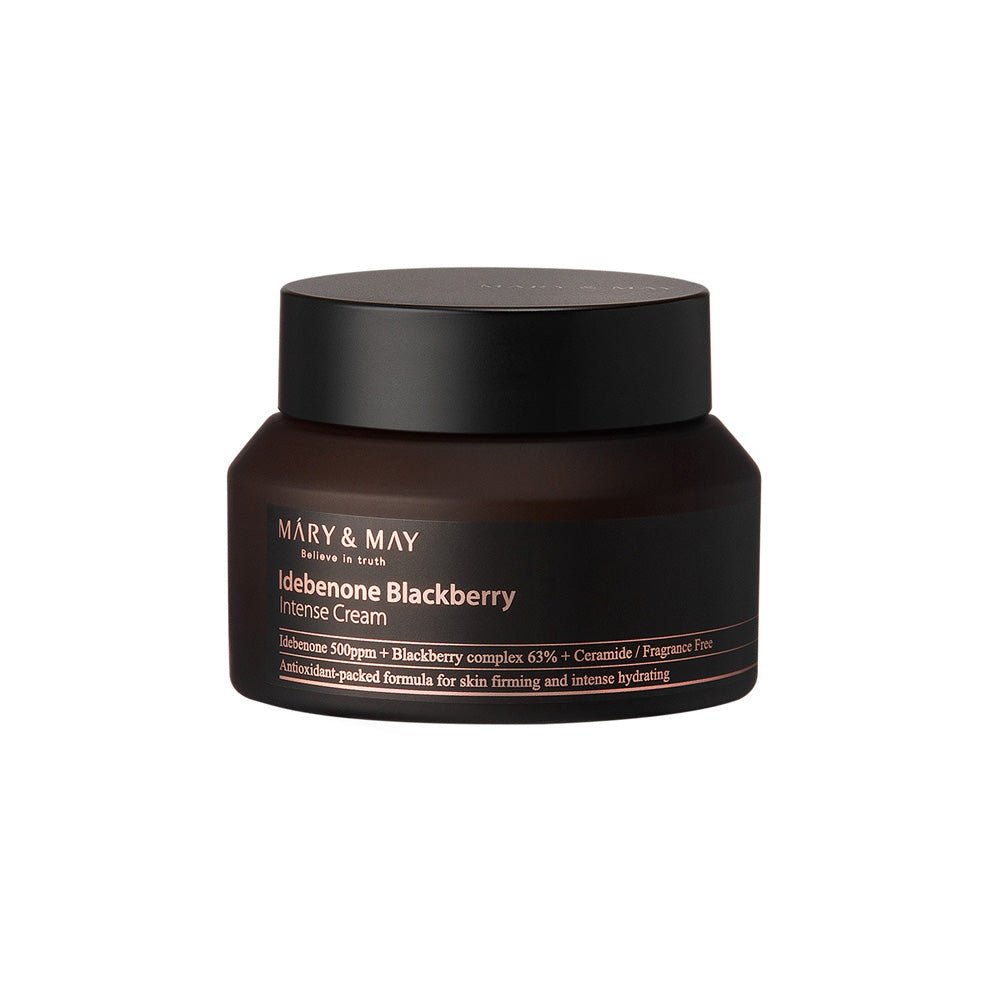[MARY & MAY] Idebenone + Blackberry Complex Intense Cream 70g - Daebak