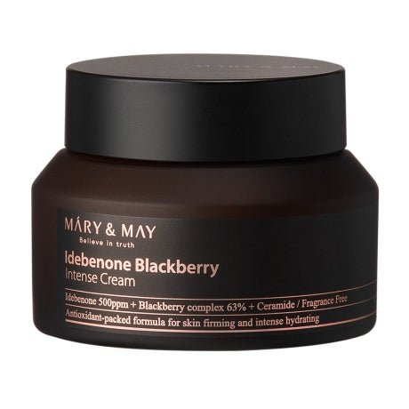 [MARY & MAY] Idebenone + Blackberry Complex Intensive Total Care Cream 70ml - Daebak