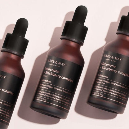 [MARY & MAY] Idebenone + Blackberry Complex Serum 30ml - Daebak