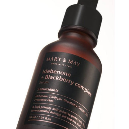 [MARY & MAY] Idebenone + Blackberry Complex Serum 30ml - Daebak