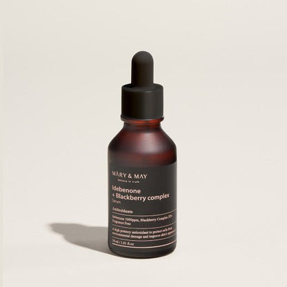 [MARY & MAY] Idebenone + Blackberry Complex Serum 30ml - Daebak
