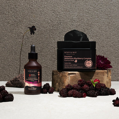 [MARY & MAY] Idebenone + Blackberry Complex Serum 80ml - Daebak
