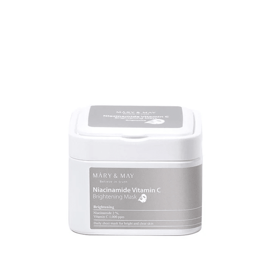 MARY & MAY - Niacinamide Vitamin C Brightening Mask 30pcs - Daebak