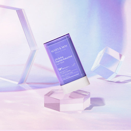 [MARY & MAY] Stick solaire aux peptides et bakuchiol SPF50+ PA++++ 18g