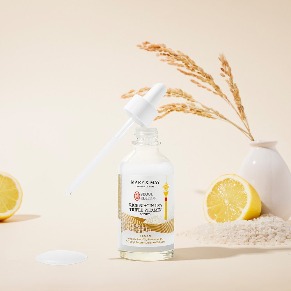 [MARY & MAY] Rice Niacin 10% Triple Vitamin Serum 80ml - Daebak