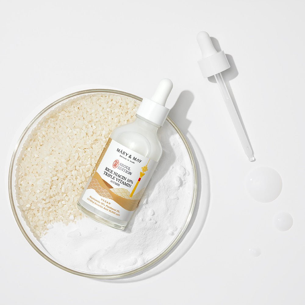 [MARY & MAY] Rice Niacin 10% Triple Vitamin Serum 80ml - Daebak