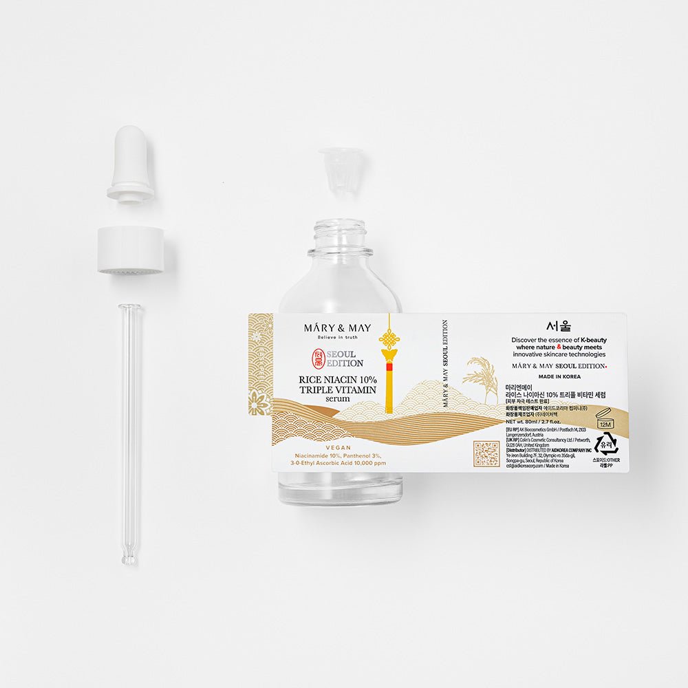 [MARY & MAY] Rice Niacin 10% Triple Vitamin Serum 80ml - Daebak