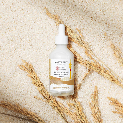 [MARY & MAY] Rice Niacin 10% Triple Vitamin Serum 80ml - Daebak