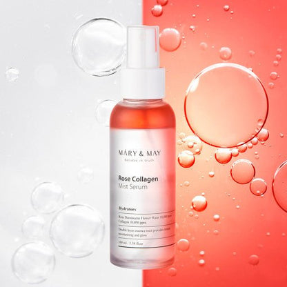 [MARY & MAY] Rose Collagen Mist Serum 100ml - Daebak