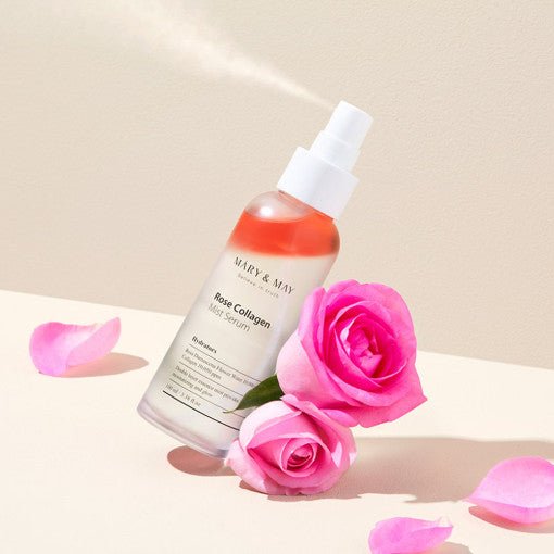 [MARY & MAY] Rose Collagen Mist Serum 100ml - Daebak