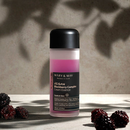 [MARY & MAY] Vegan Blackberry Complex Cream Essence 140ml - Daebak